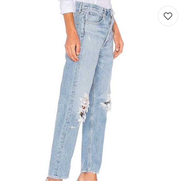 NWOT AGOLDE 90s Mid Rise Loose Fit in Fall Out - Picture 4 of 13